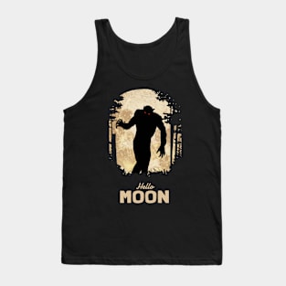 Hello Full Moon Night Tank Top